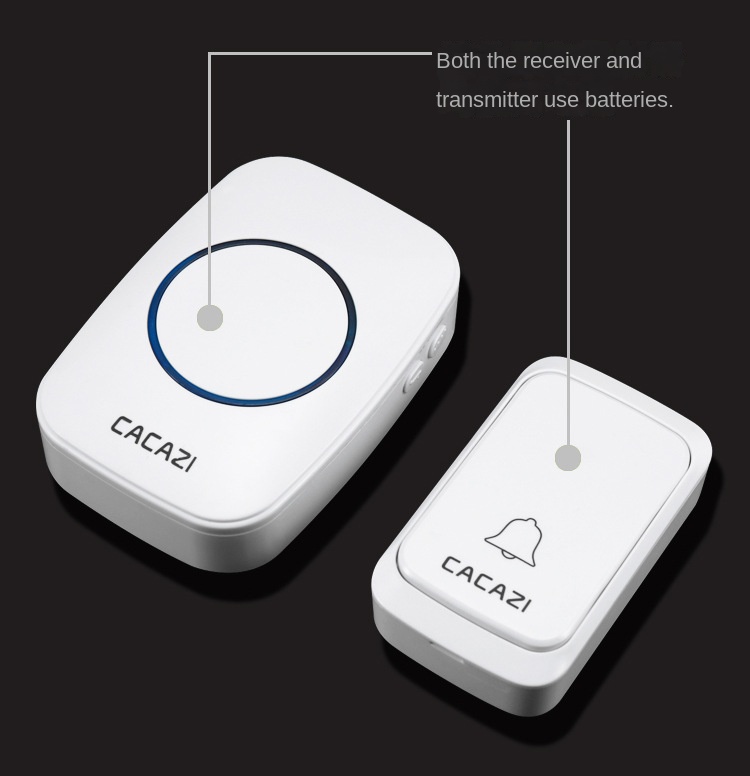 [Philippine stock] stock 2022 HOT CACAZI A10 Intelligent small AC 100240V wireless doorbell