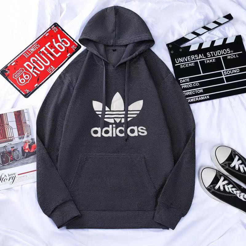 Adidas Unisex Hoodie Jacket Without Zipper Lazada PH