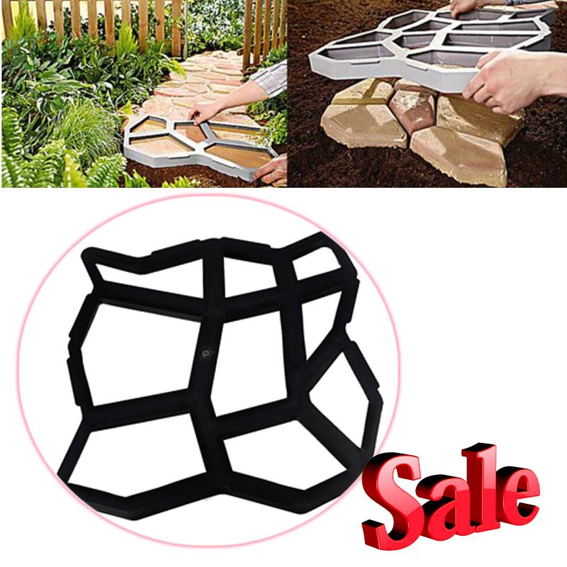 (978) Home DIY Mold Brick Garden Path Maker Mold Concrete Stepping