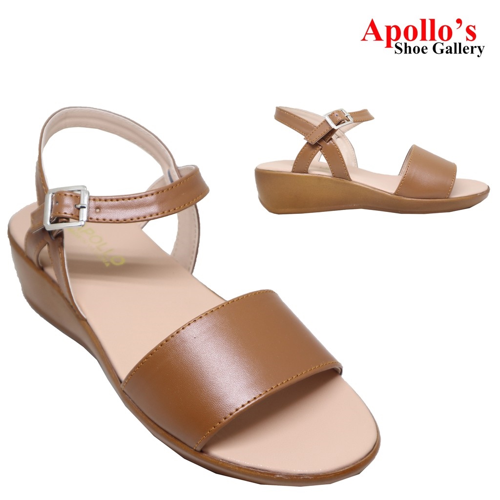 4087 MARIKINA MADE Ladies Wedge Sandals MOCCA Lazada PH