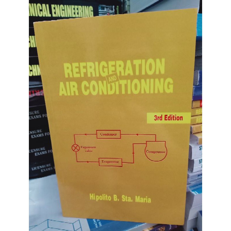 REFRIGERATION AIRCONDITIONING / 3RD EDITION / STA MARIA Lazada PH