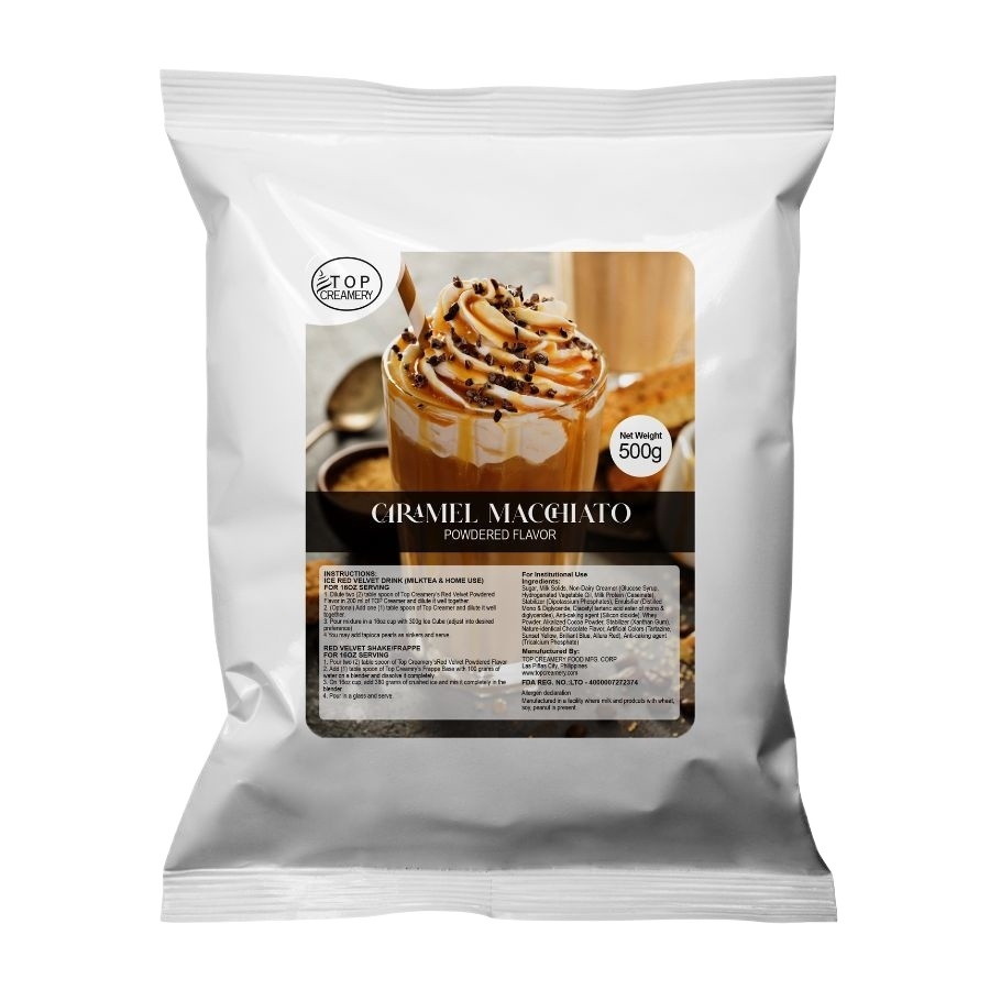 COD Top Creamery Caramel Macchiato Powder Flavor 500g Lazada PH