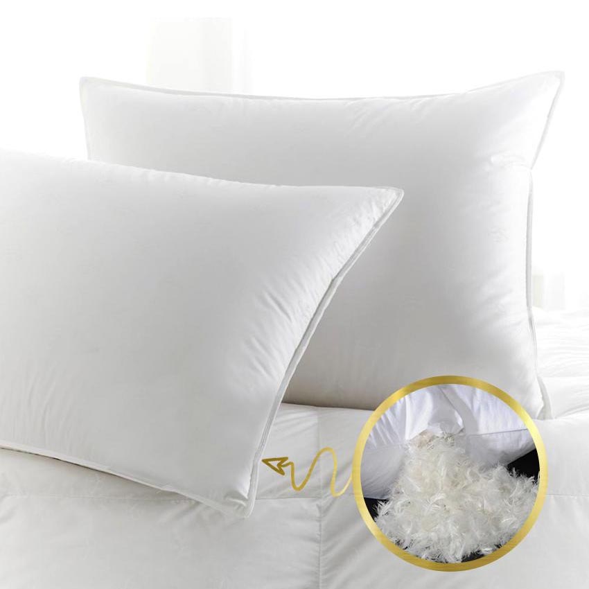 100% Duck Feather Pillow - 1 pc 