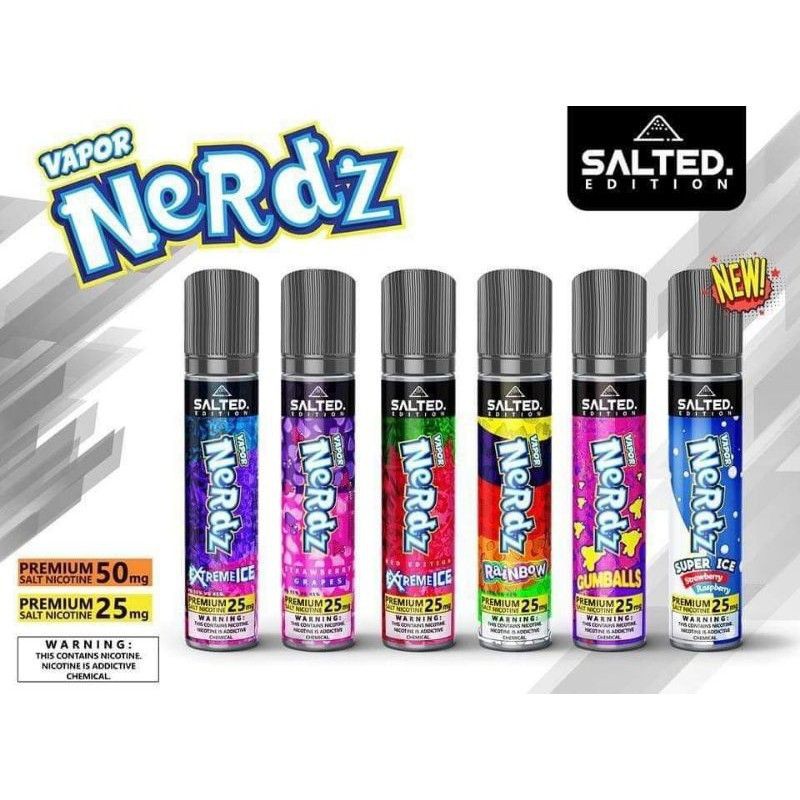 【Local Stock】 NERDZ SALTED SALT NIC EJUICE 30ML Lazada PH