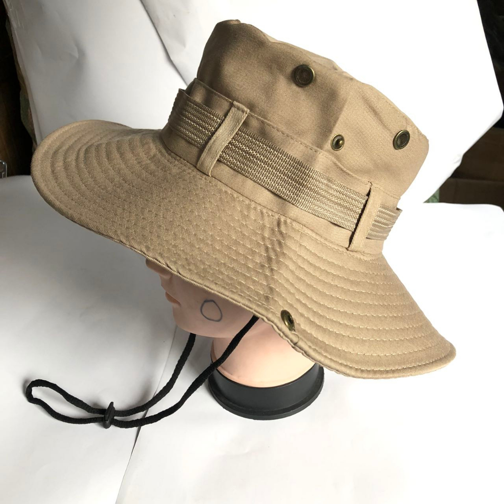 Waterproof Bucket Hat Wide Beach Hats Outdoor Hiking UV50+Boonie Cap  Fishing Hat Adjustable for Travel