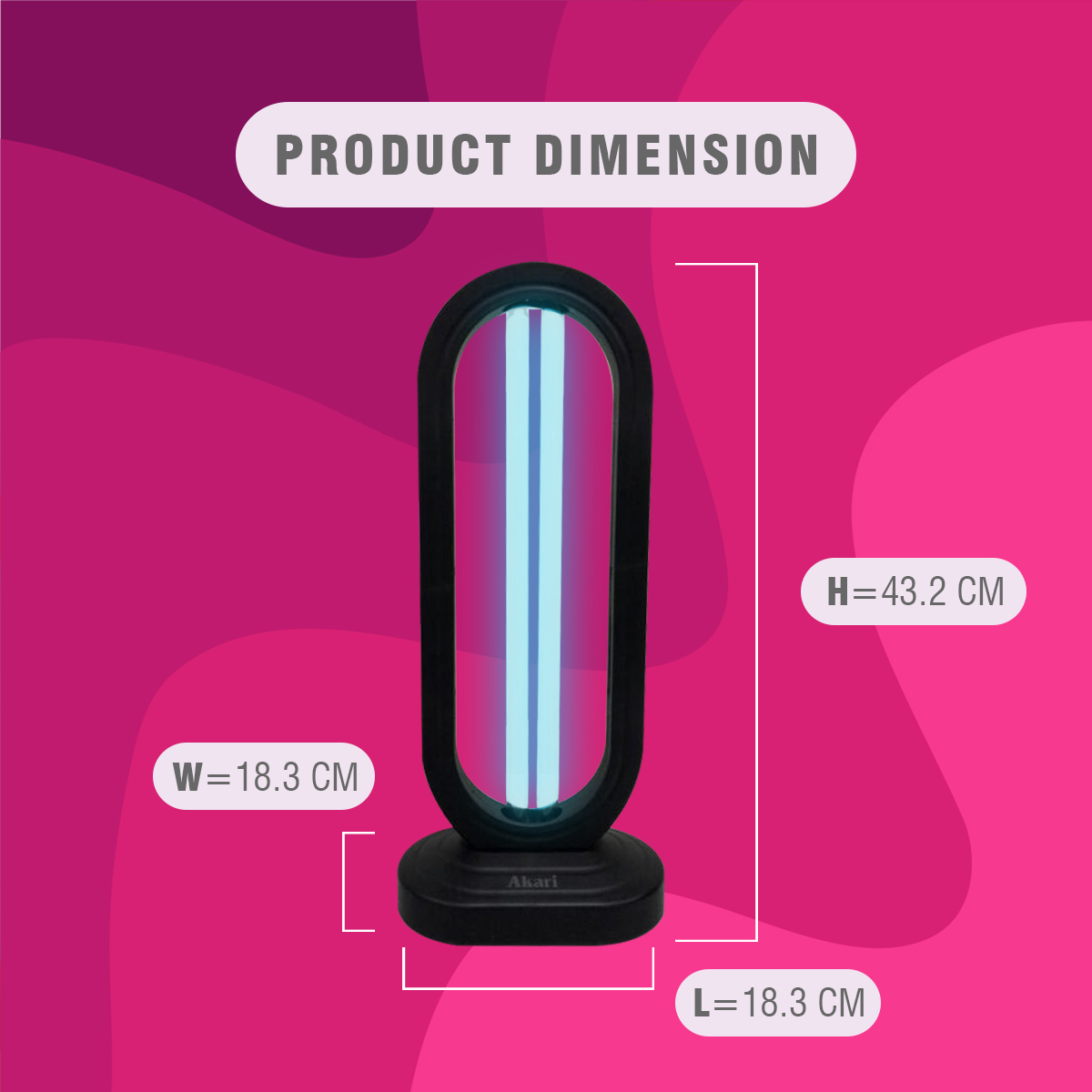 akari uv disinfection lamp