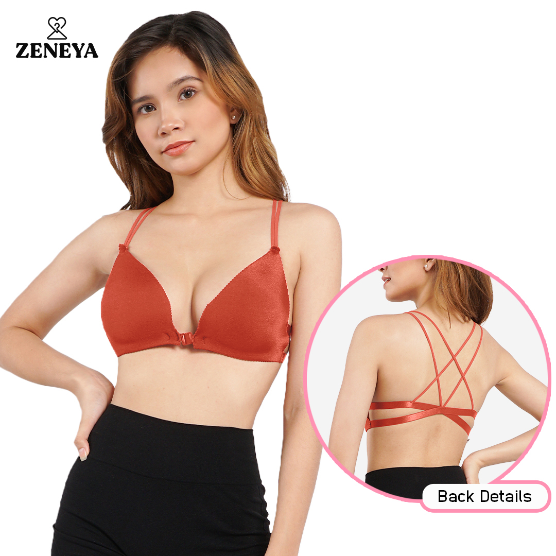 Zeneya Backless Strapless Bra Brassiere Bralette For Women Set