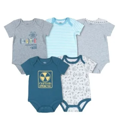 Mother's Choice Bodysuit 5-Pack Baby Clothes