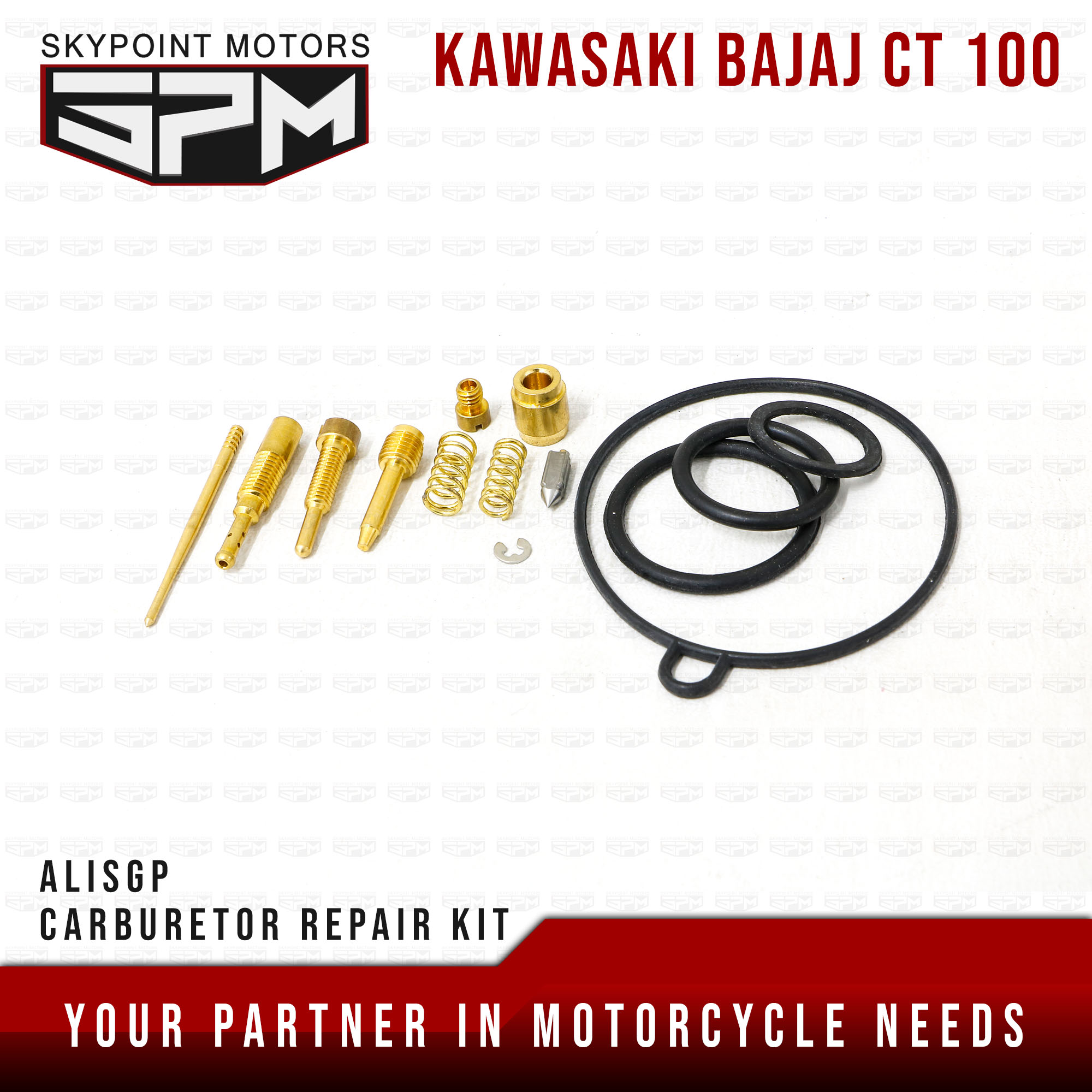 ALISGP CARBURETOR REPAIR KIT FOR BAJAJ CT100 (9853185) Lazada PH