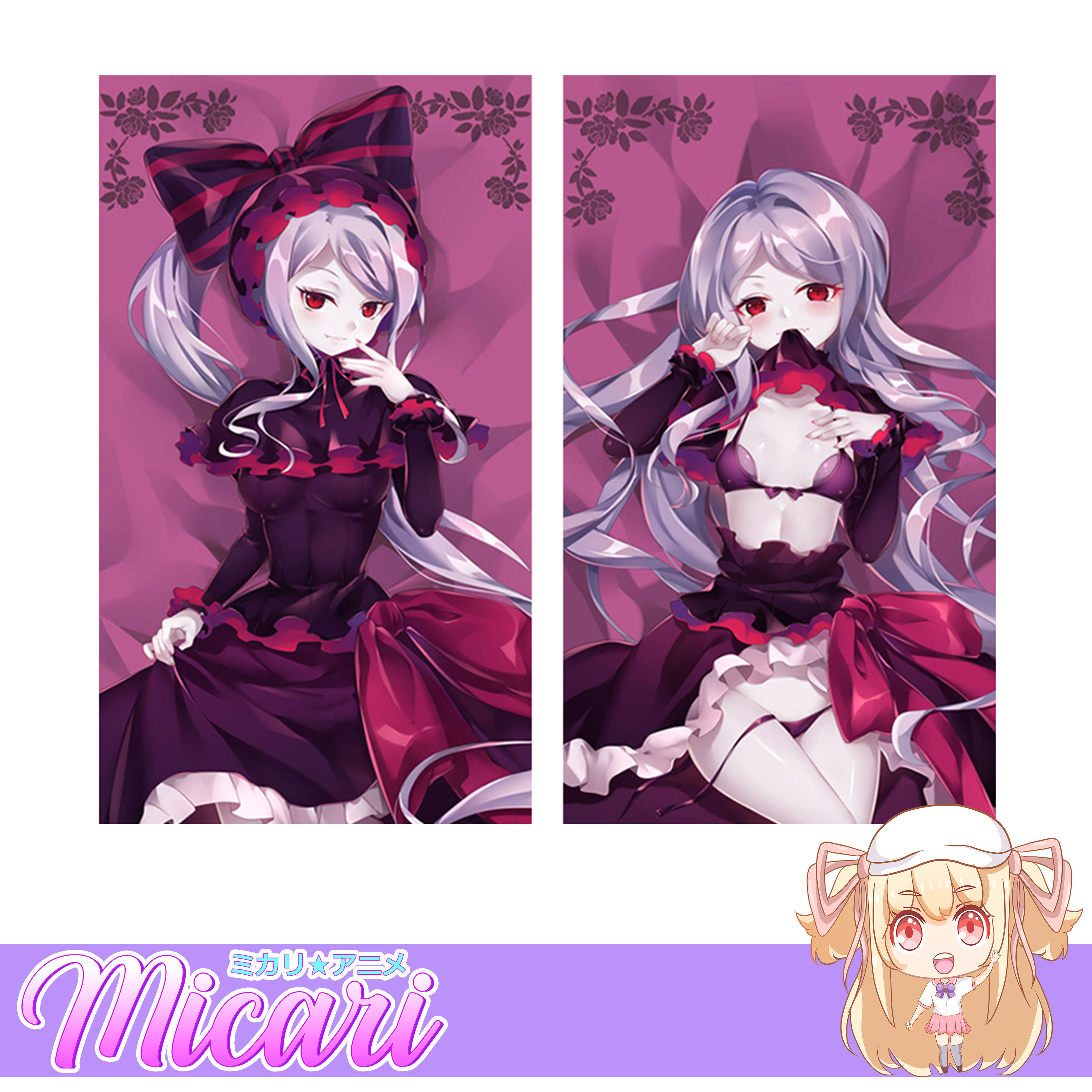 Micari Overlord Albedo Shalltear Bloodfallen Dakimakura Life Size