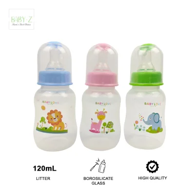 Baby-Z Smart Baby Feeding Bottle Clear & Colored