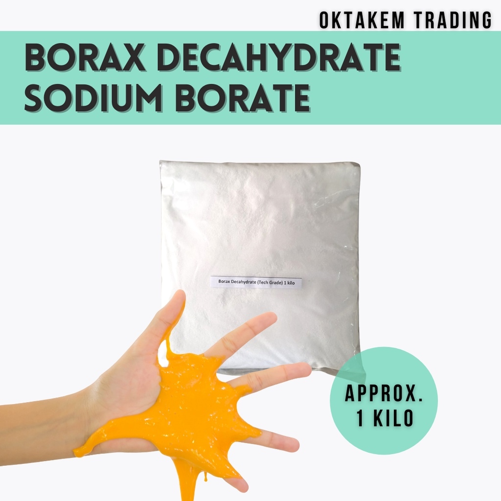 Borax Sodium Borate For Laundry Booster Or Slime Making Approx 1 Kilo Oktakem Lazada Ph