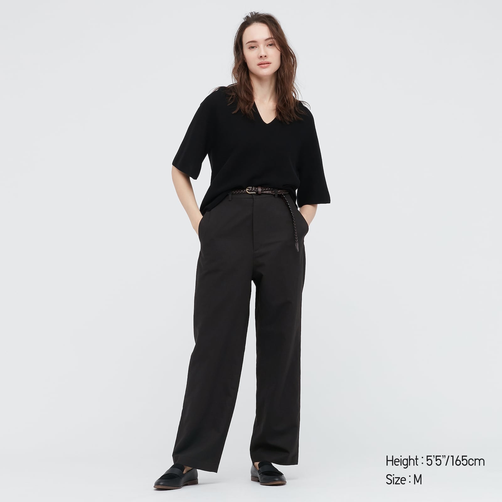 UNIQLO LINEN BLEND RELAXED PANTS