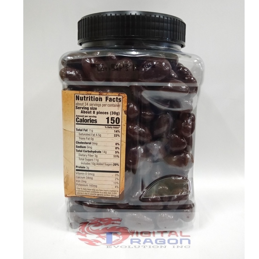 tkqmt3A5 SUPERIOR DARK CHOCOLATE ALMONDS SLOW ROASTED COVERED IN RICH