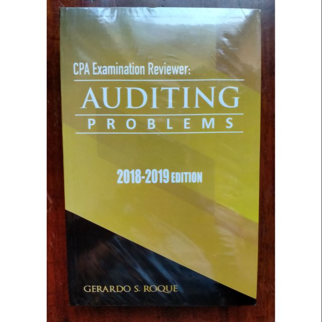 【Hot Stock】 AUDITING PROBLEMS By Gerardo S. Roque | Lazada PH