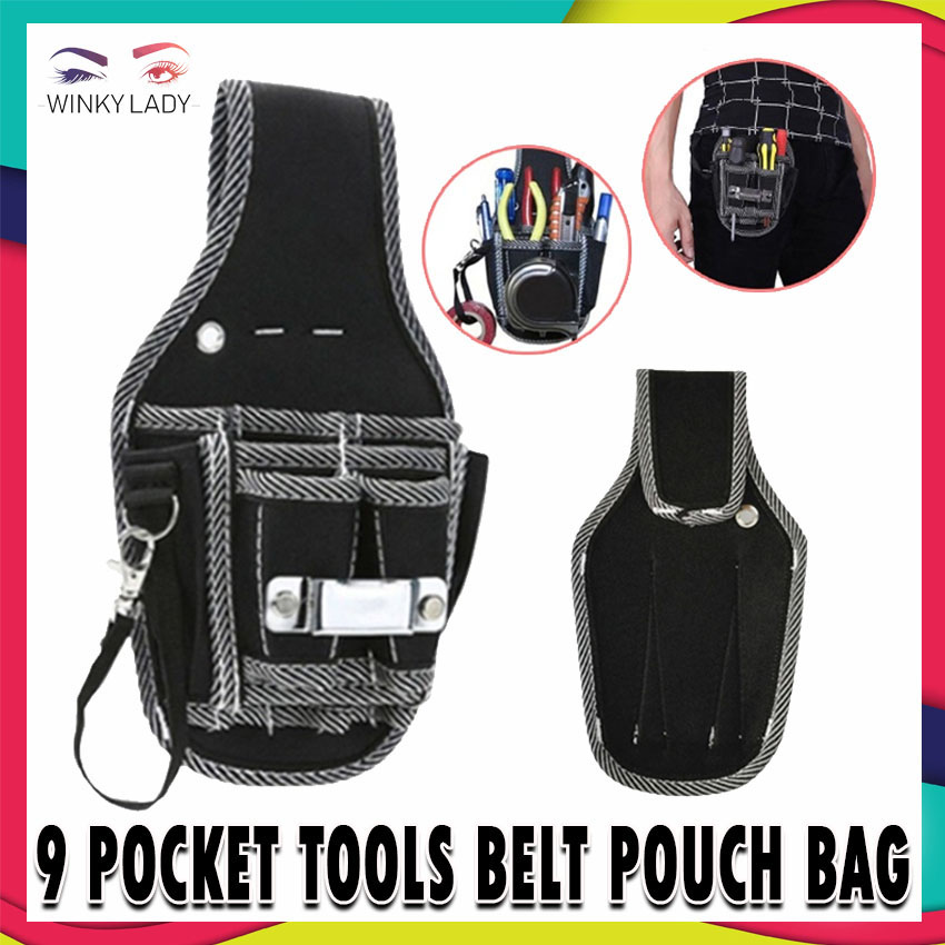 MultiPockets Tool Bag Carpenter Rig Hammer Tool Bag / 9in1 Screwdriver