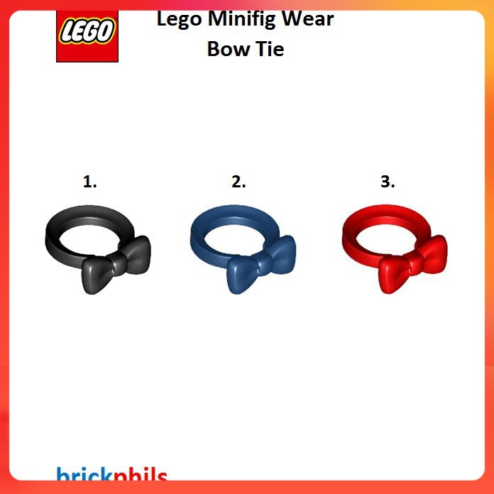 Lego Minifig Wear 27151 Bow Tie Authentic Lego Accessories