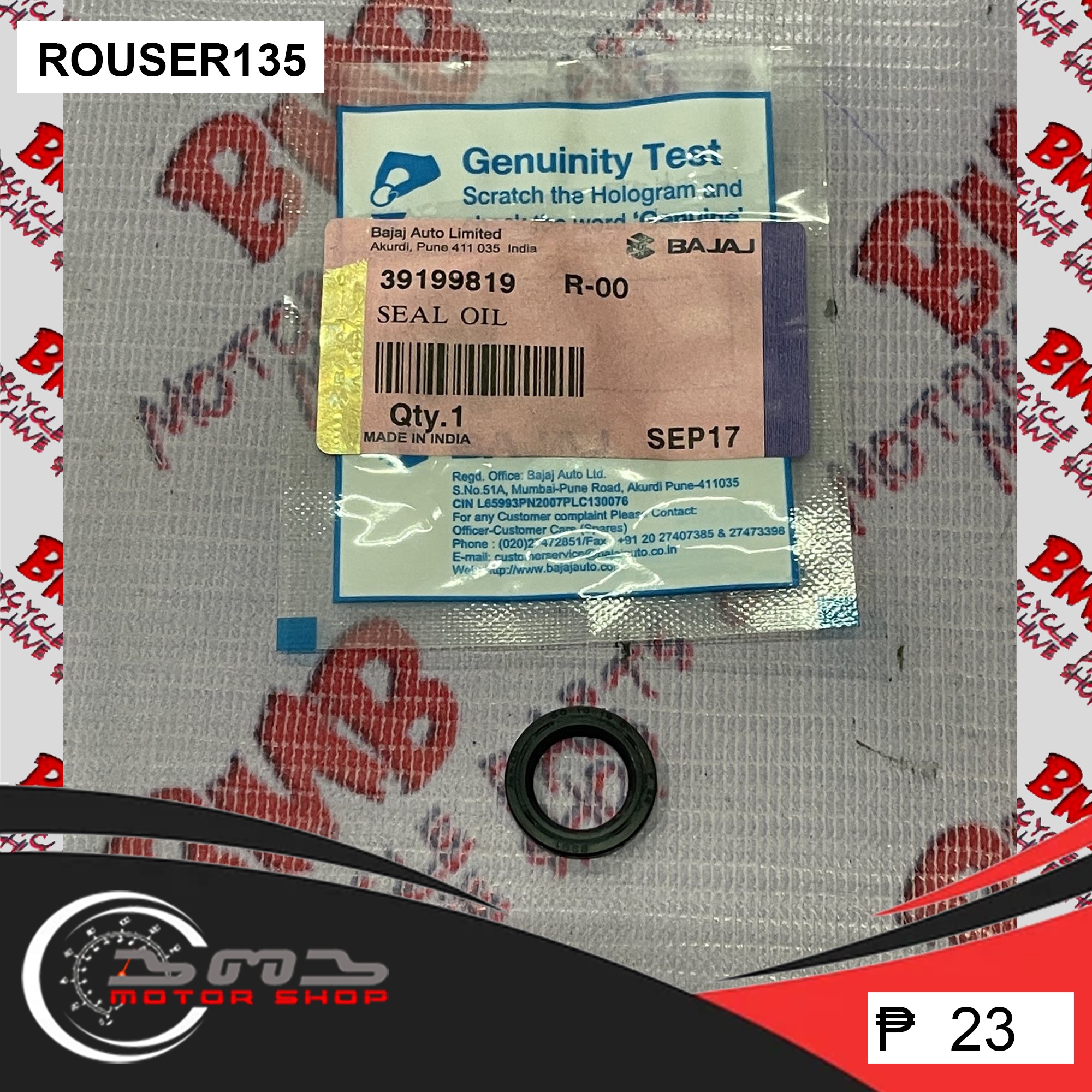 Change Pedal And/Or Brake Pedal Oil Seal Rouser135 39199819 Lazada PH