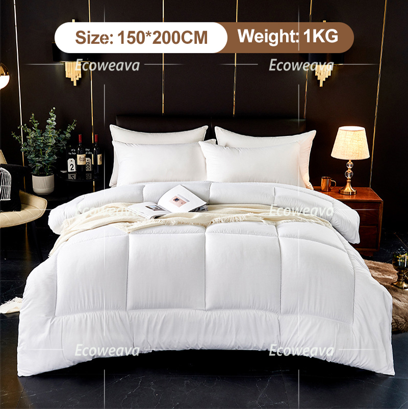 Ecoweave Four Seasons White Comforter Quilt Hotel Quilt Core Bedding
