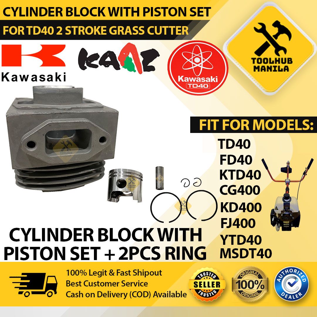 TD40 Cylinder Head/Block Assembly w/ Piston Set and Ring for TD40 FD40 — free download