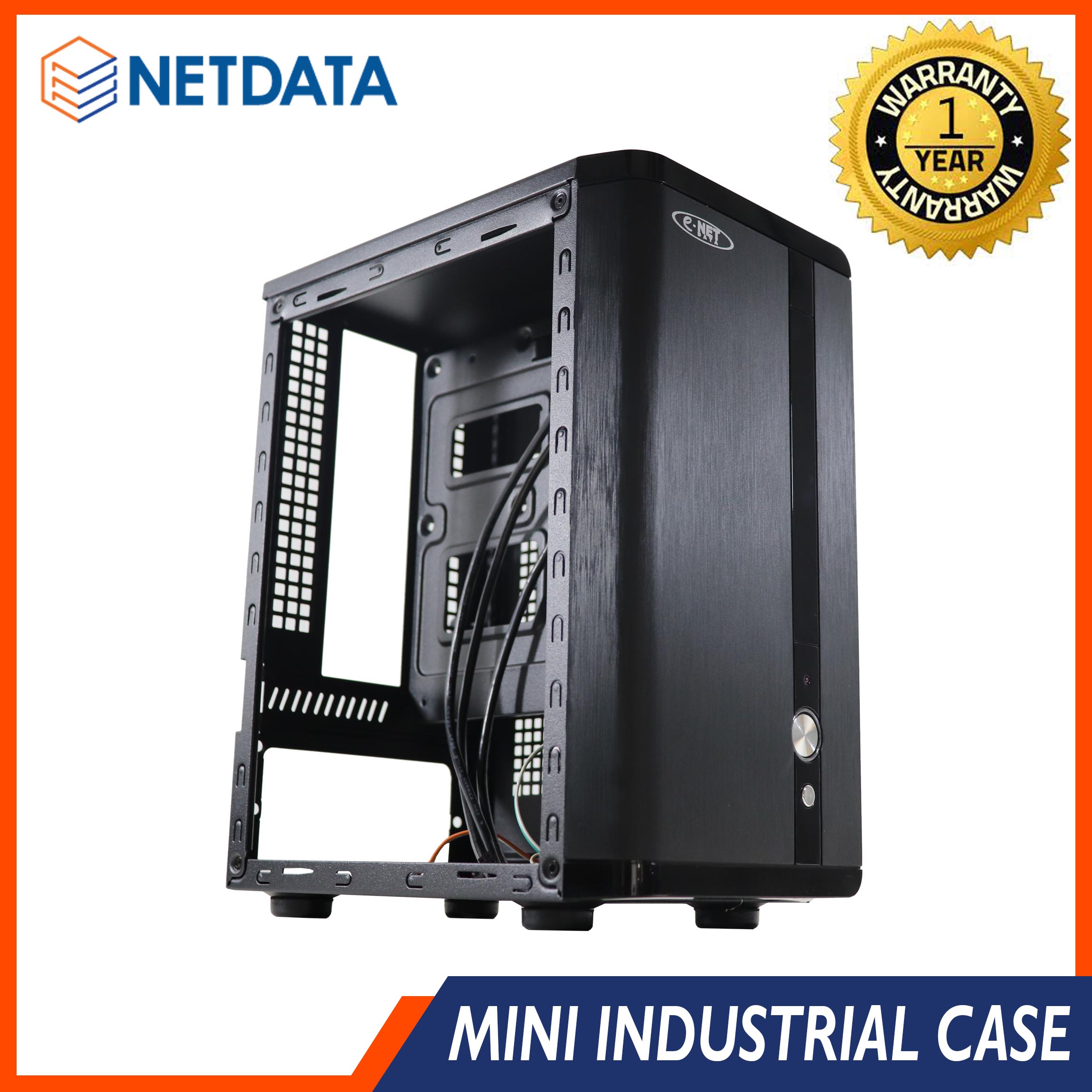 E Netdata With Power Supply E Netdata Mini Itx Tower Case A 3 Sata Black Lazada Ph