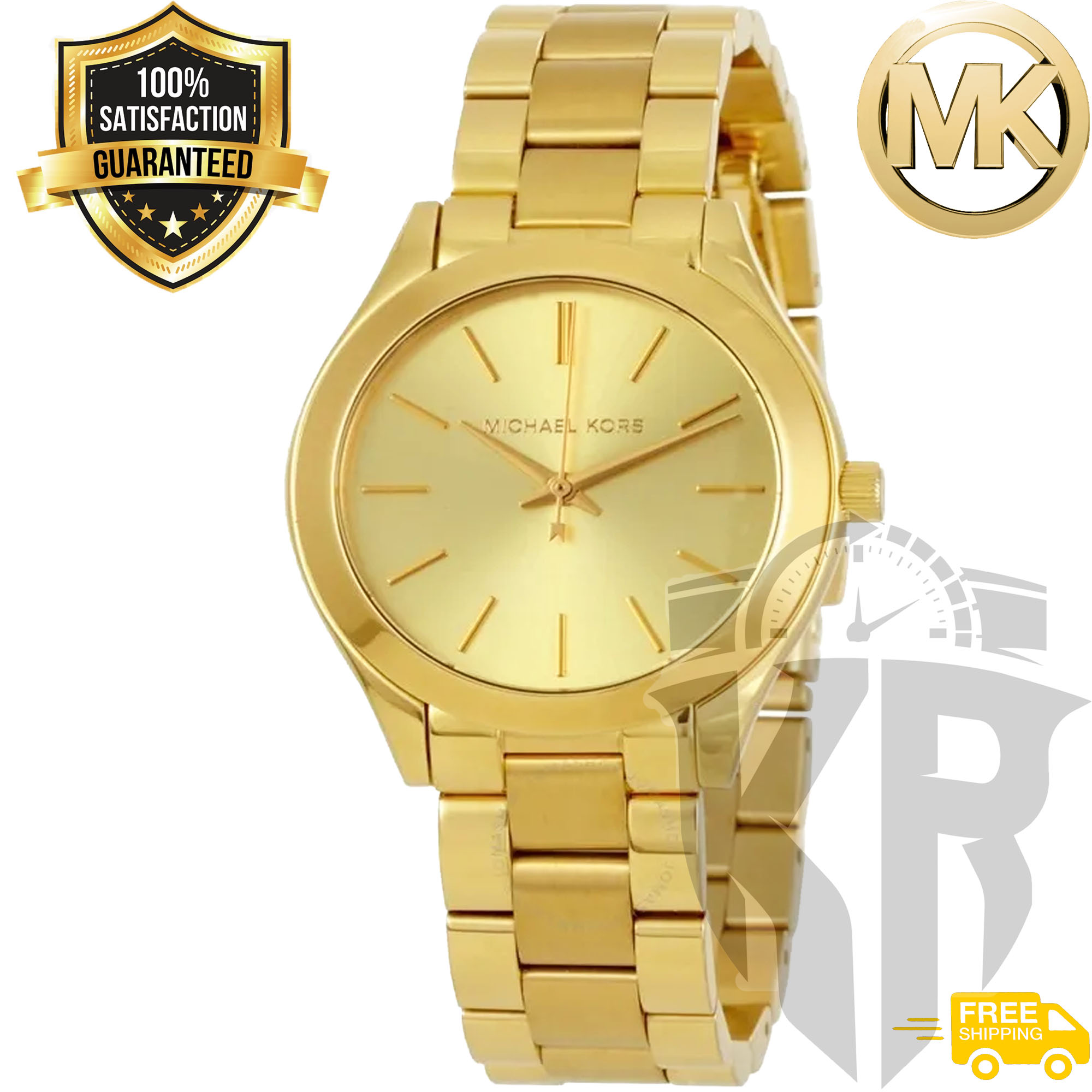 gold tone mk watch