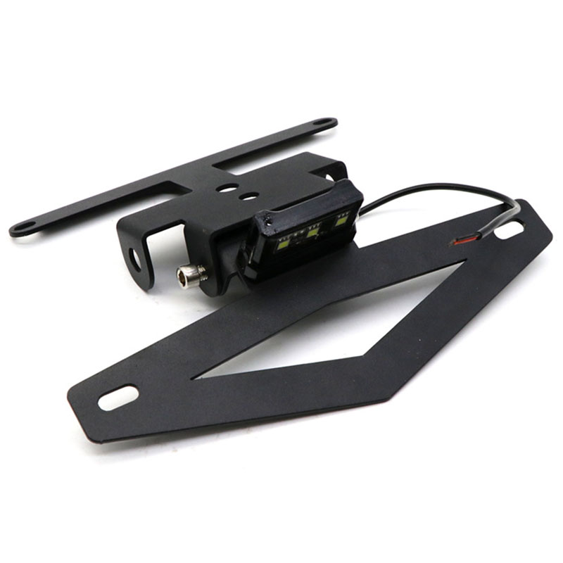 Motorcycle Rear License Registration Plate Tail Frame Holder Bracket ...