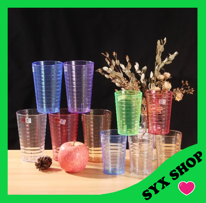 6pcs New Style Acrylic High Grade Plastic Drinking Cups Plastic Water