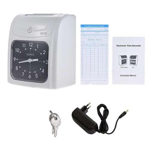 Electronic Employee Time Clock Recorder Attendance Time Card Machine
