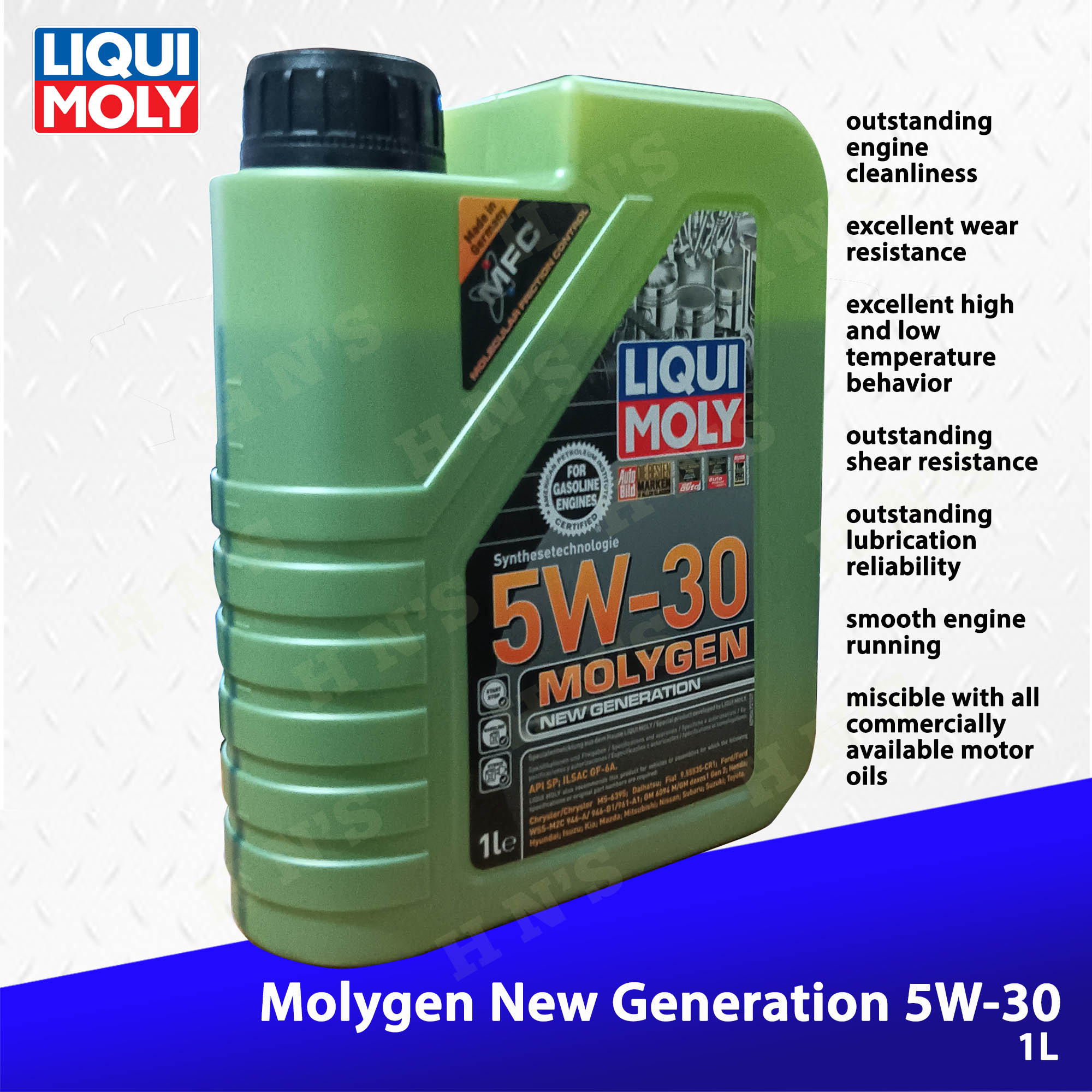 Liqui Moly Molygen New Generation 5W-30 Fully Synthetic 4L / 1L