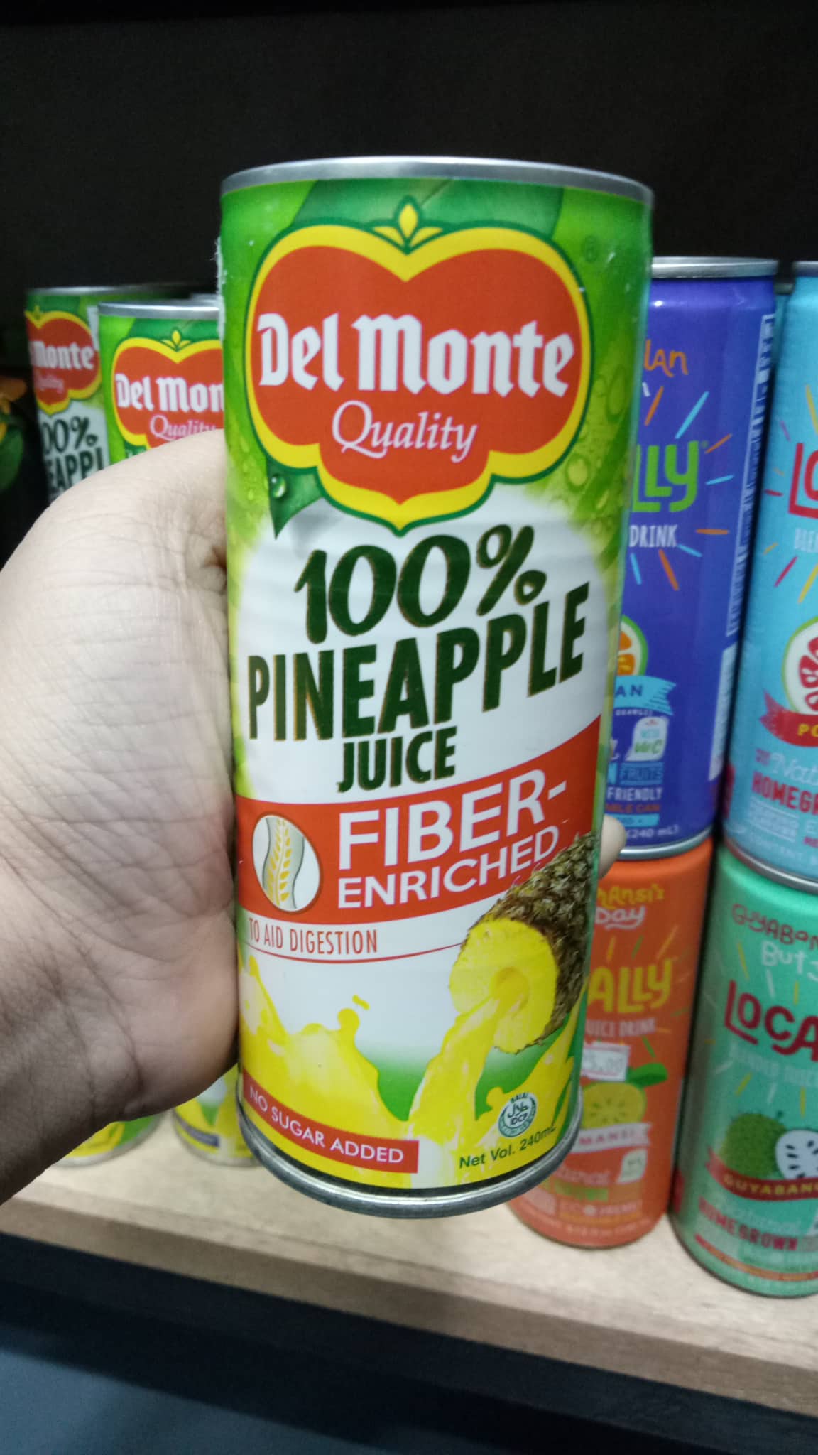 Del Monte 100 Pineapple Juice Fiber Enriched 240ml Lazada PH