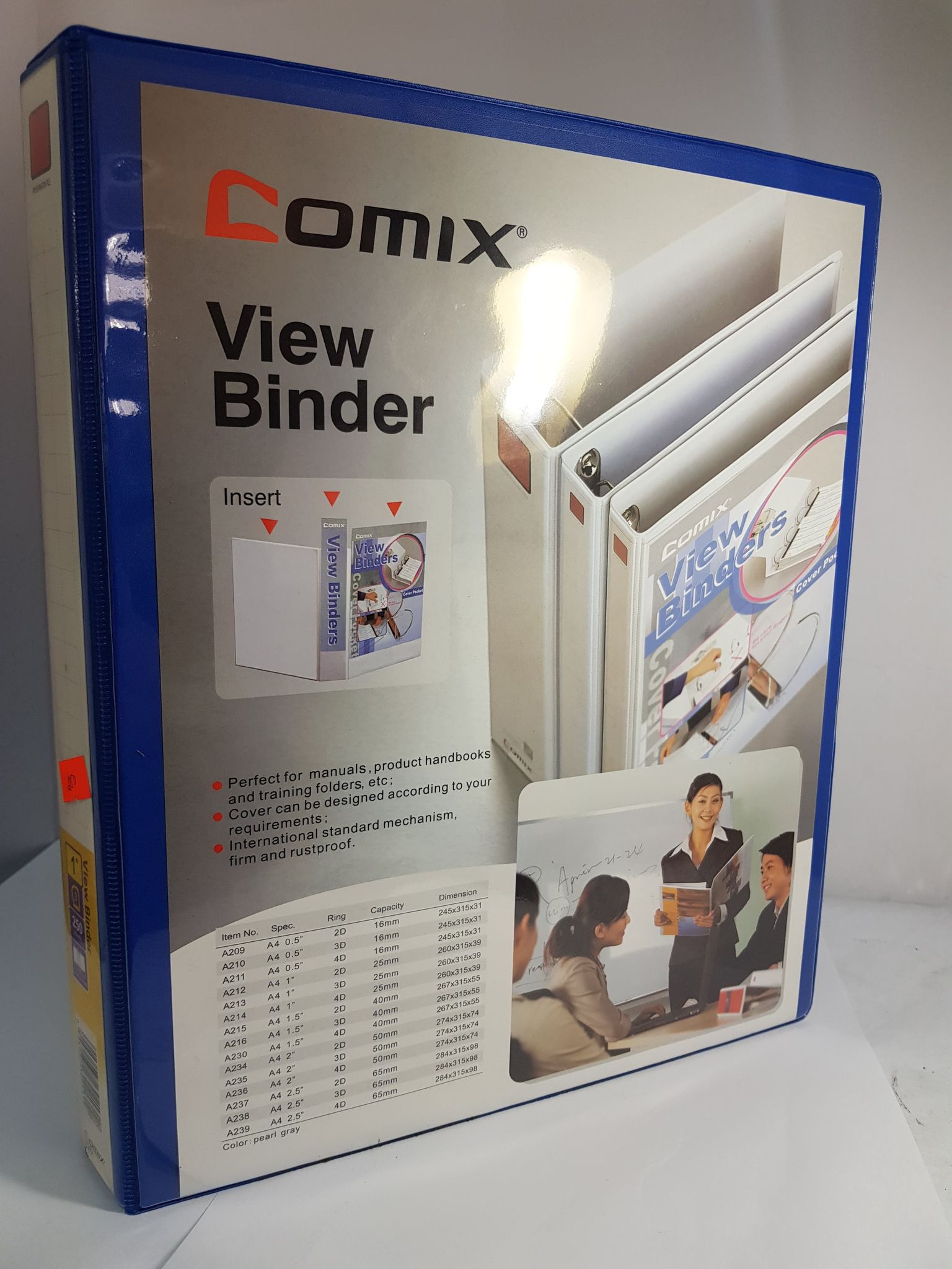 DRing Binders 12 Pack White Comix DRing BasicView Binder 1inch 3