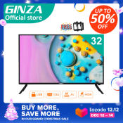 32" GINZA Flatscreen TV with Free Bracket, HDMI, USB