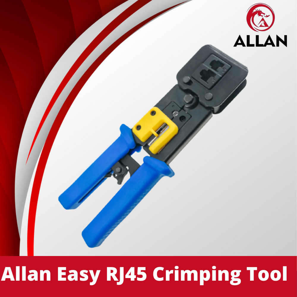 Easy RJ45 Crimper, Crimping tool for Passthrough/ Passthru RJ45