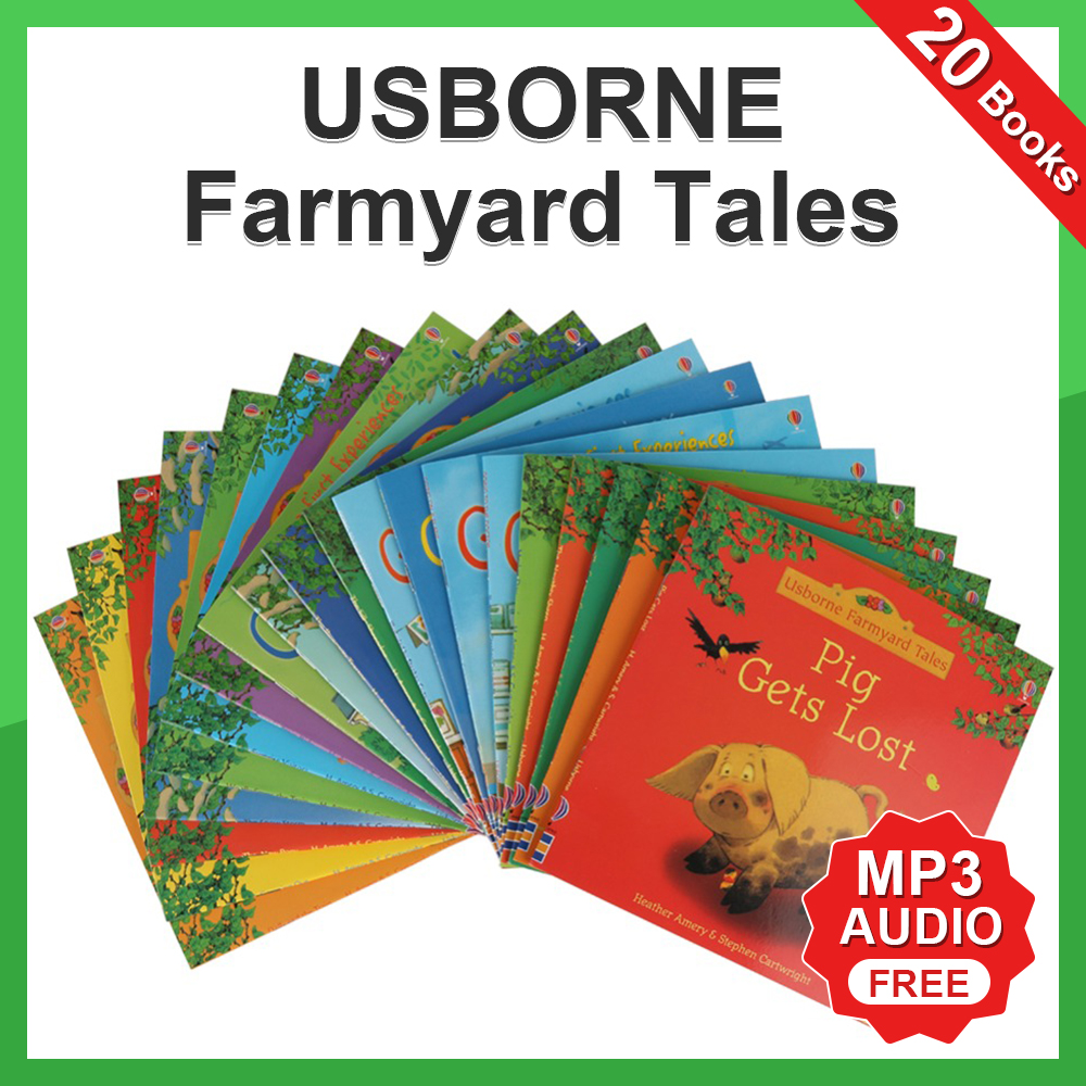 Experience　Early　Lazada　Farmyard　Story)　and　20Books/Set　Books　Learning　Preschool　(Children　Usborne　Collection　First　Tales　PH