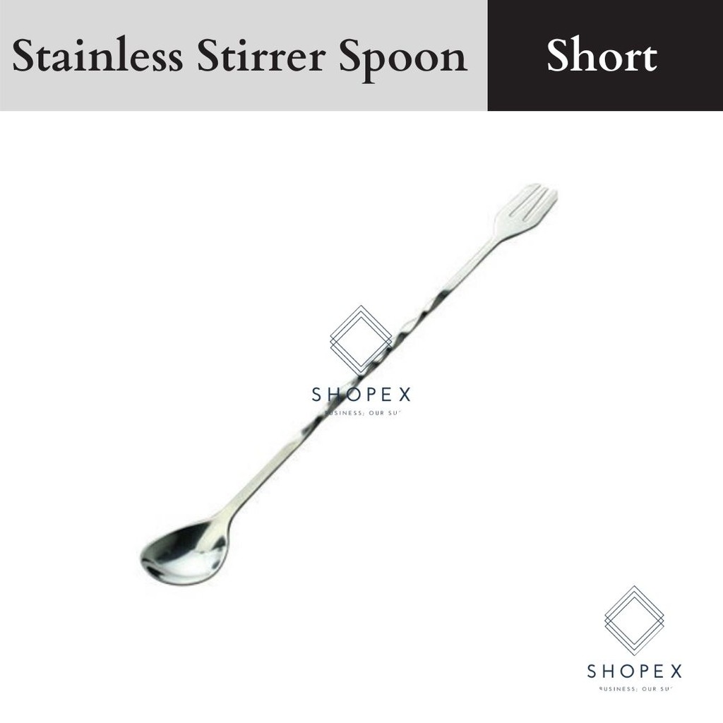 Mt Stainless Stirrer Spoon 2 Head Milk Tea Stirrer coffee stirrer