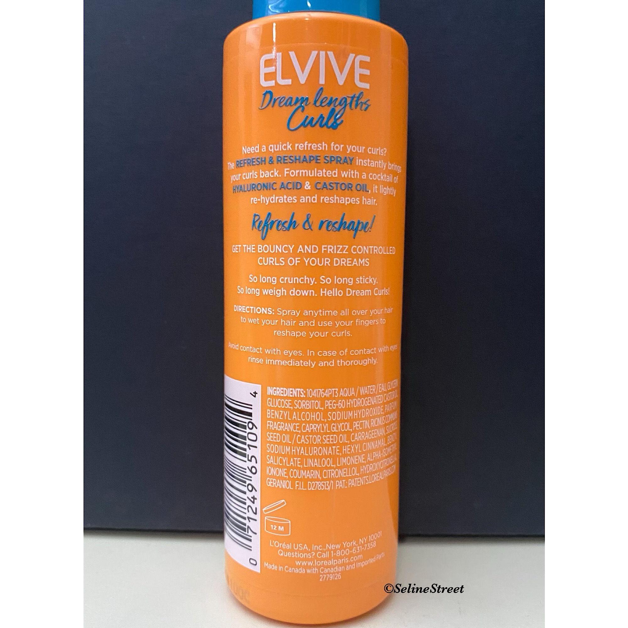 Elvive, Dream Lengths Curls, Refresh & Reshape Leave-In Spray, 4.4 fl oz  (130 ml)