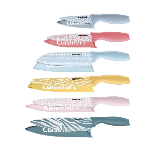 Cuisinart Advantage 12 Piece Animal Print Ceramic Coated Knife Set - New In  Box