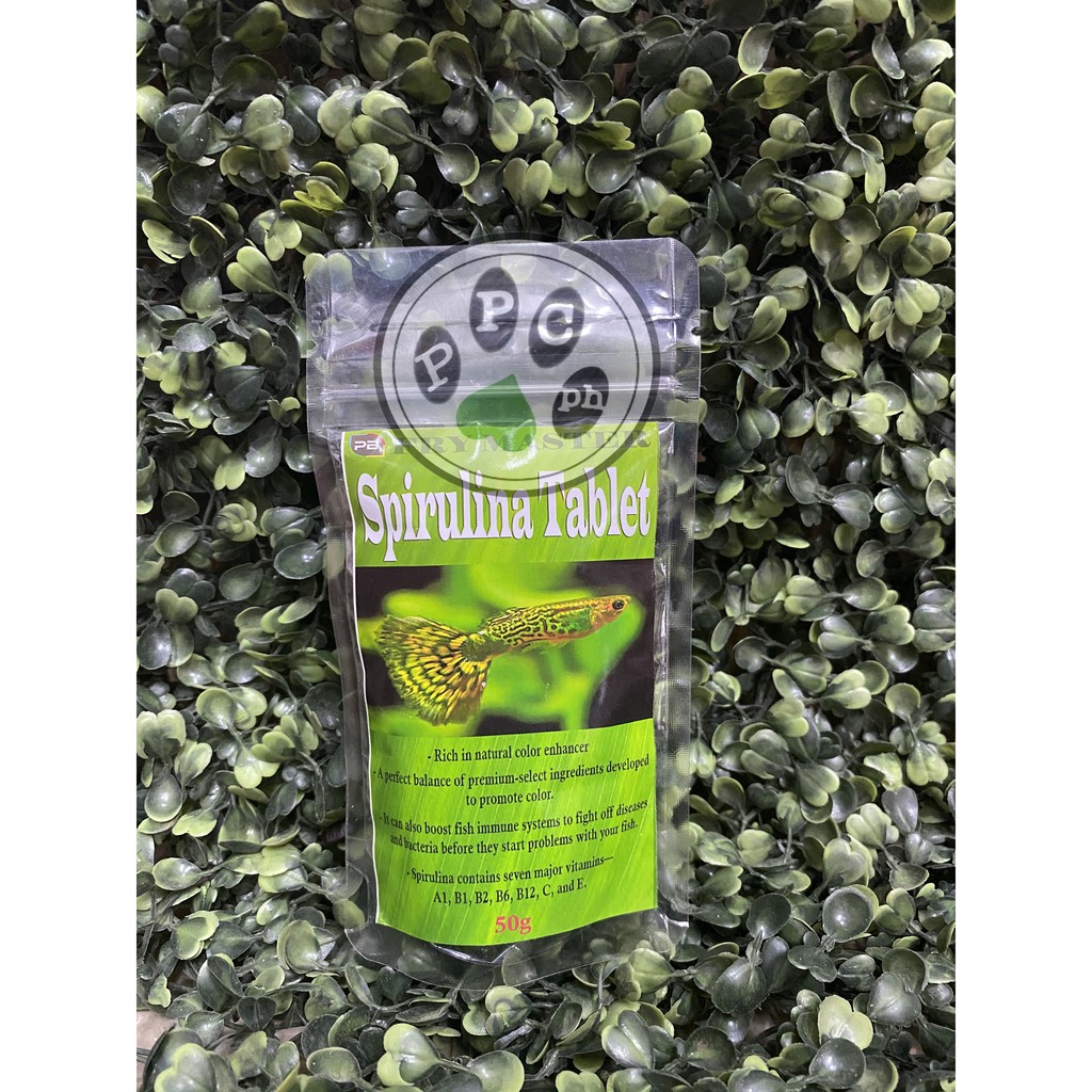Fry Master Spirulina Tablets for Fish 50g Lazada PH