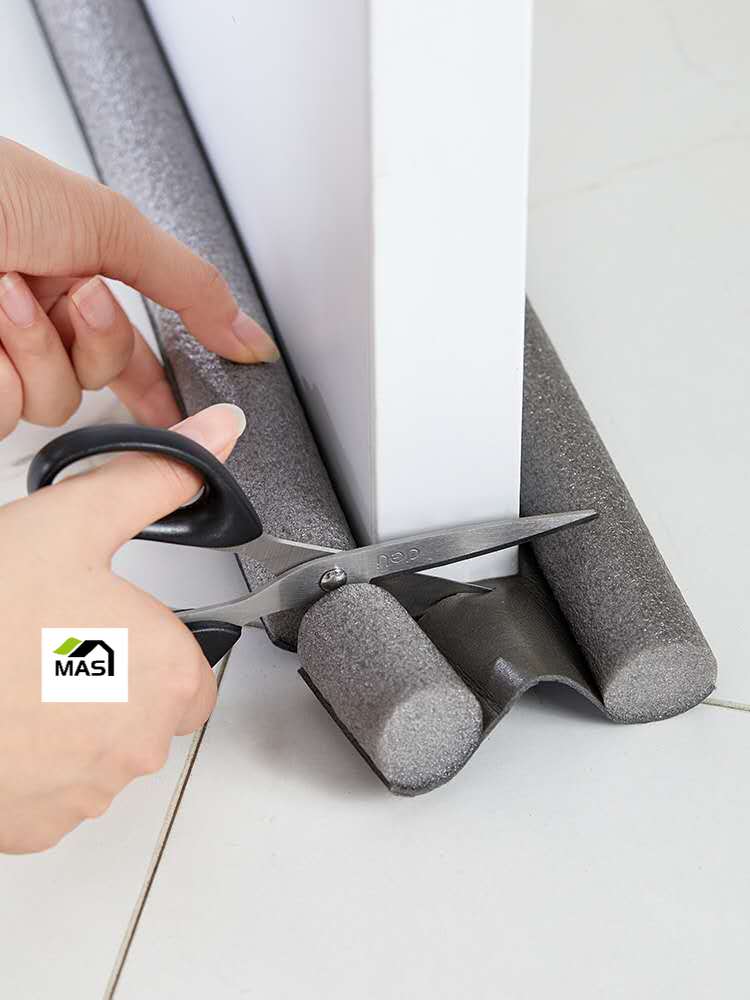 MAS GOODS 95cm Flexible Door Seal Strip Guard Sealer Stopper Door
