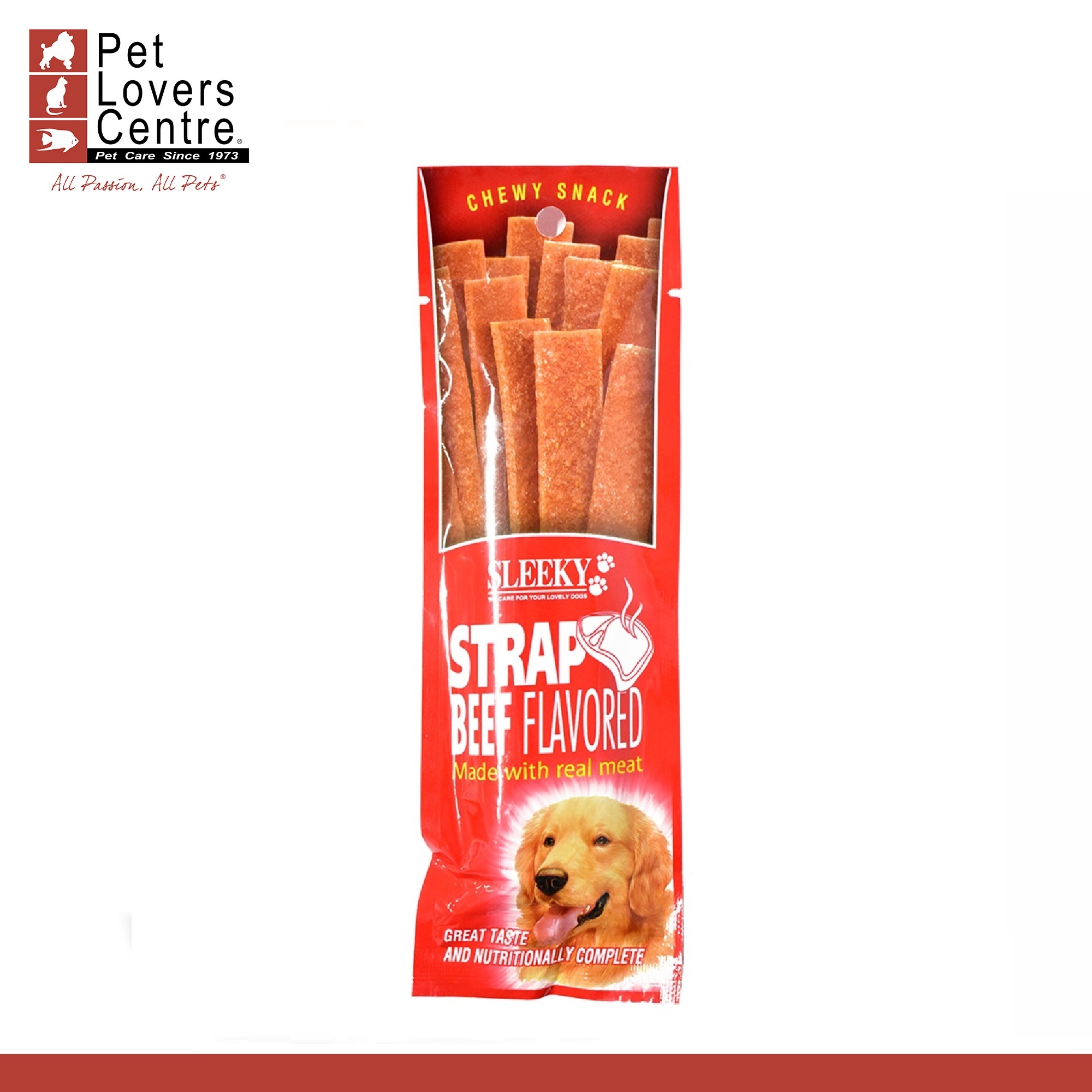 Sleeky Dog Treats Chewy Strap Beef 50 Grams Lazada PH