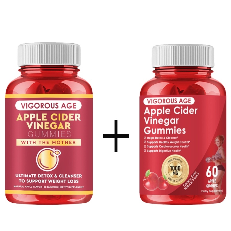 Apple Cider Vinegar Gummies weight control Organic Vegan GlutenFree