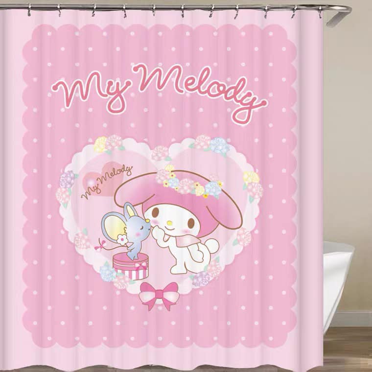 Kuromi, My Melody & Hello Kitty Shower Curtain5o0 | Lazada PH