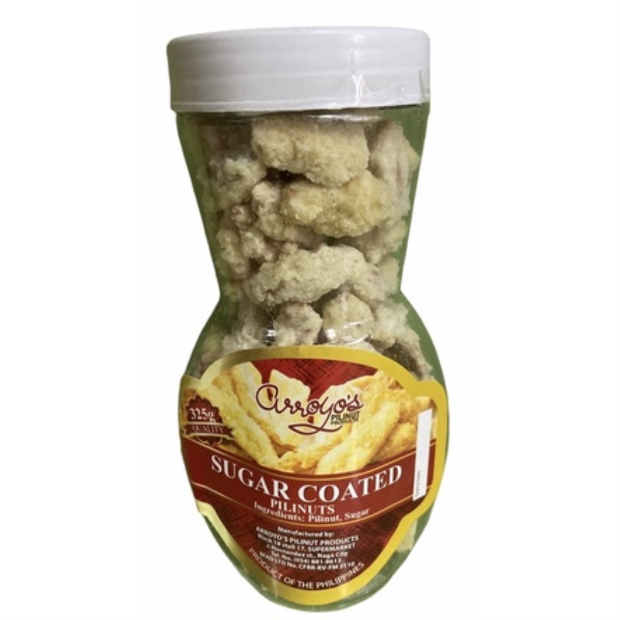 Sugar Coated Pili nuts with Sesame seeds and White Sugar 250grms