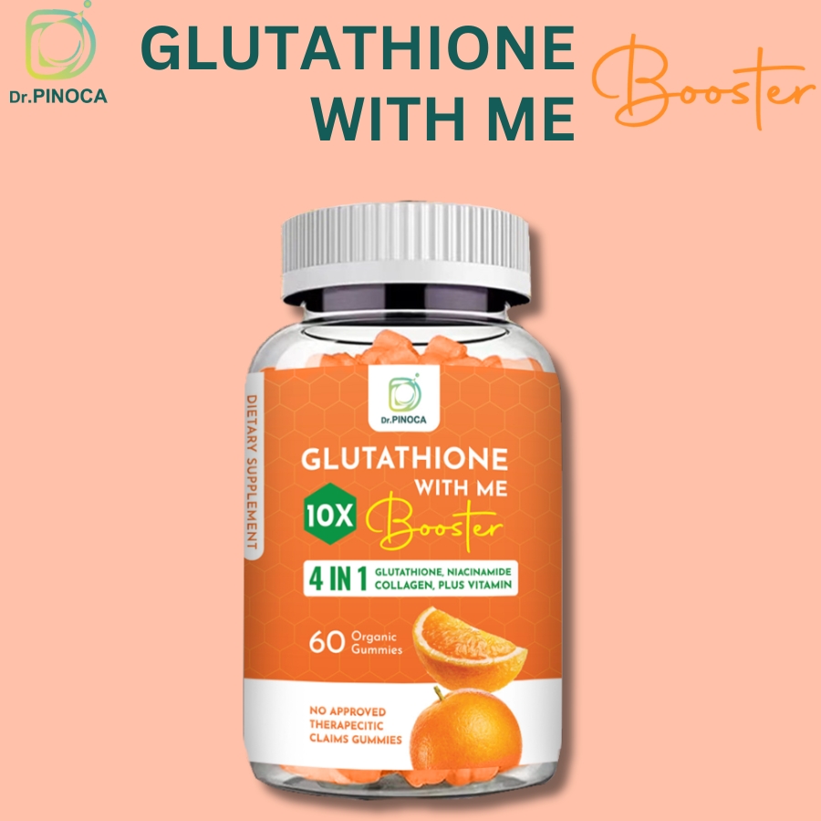Dr.Pinoca 4in1 Glutathione Niacinamide Collagen Gummies x10 Booster  whitening Anti-aging 60 gummies | Lazada PH