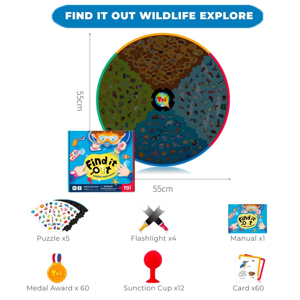 TOI Find It Out Board Game Suitable for Age 3+ Interactive Memory Puzzle  Educational | Lazada PH