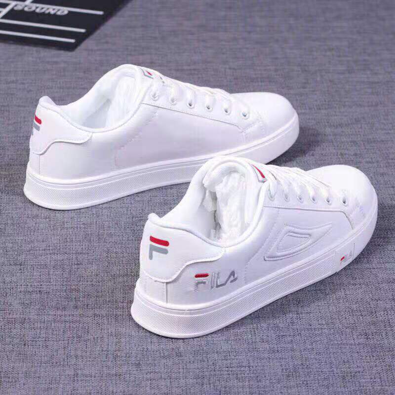 FILA Korean Fashion Low Cut Shoes casual shoes running shoes sneakers for women  White gray | Lazada PH