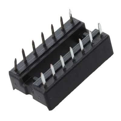 20 Pcs 14 Pins 2.54mm Pitch DIP IC Sockets Solder Type Adaptors
