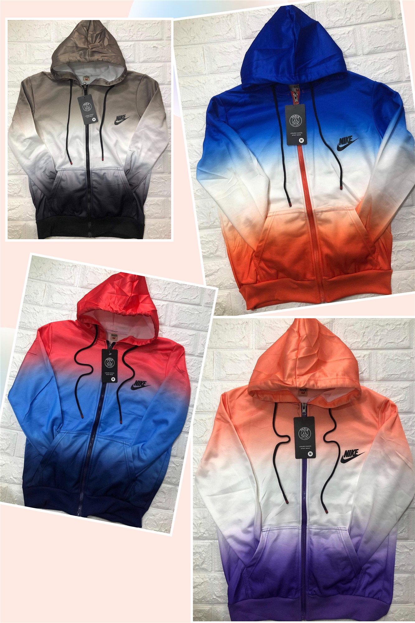 nike tri color jacket