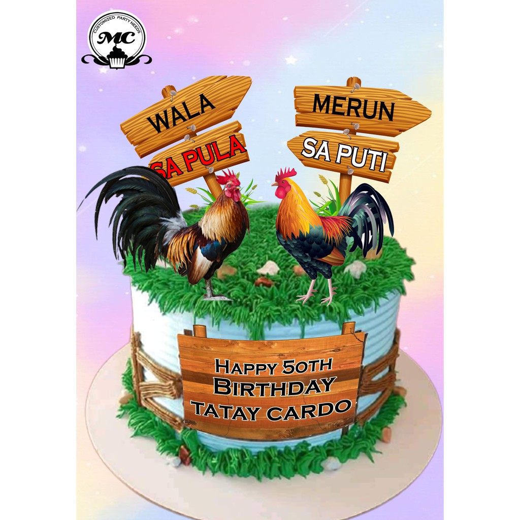 Shop Cake Topper Rooster Online Lazada Com Ph